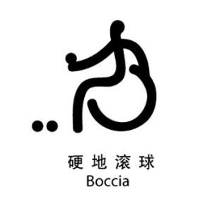 硬地滚球标志