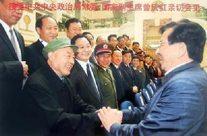 国家副主席曾庆红亲切接见吴金印