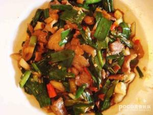蒜苗炒肉