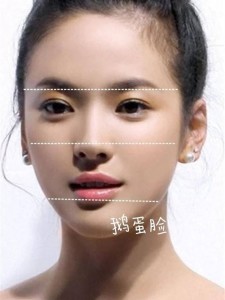 鹅蛋脸