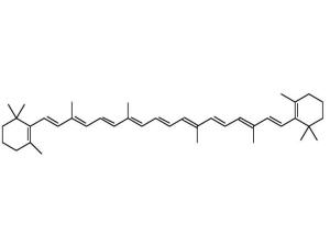 β-胡萝卜素 分子式