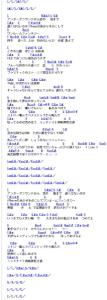 歌曲词谱