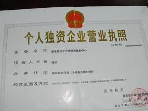 个人独资企业