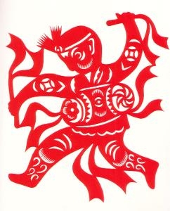 陕北民歌剪纸