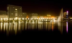 铁岭新区夜景（铁岭市市政府大楼）