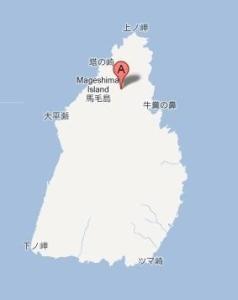 琉球群岛中的马毛岛（无人岛）