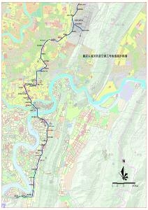 粗體為暫未開通車站1號線詳見重慶軌道交通1號線軌道交通1號線線路