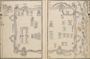 太原府城图（《山西通志》.淸·储大文纂.雍正十二年修刊）