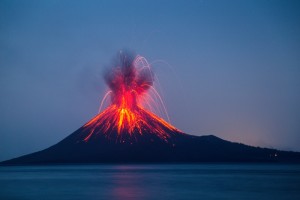 火山爆发