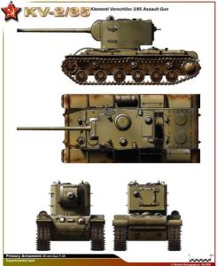KV-2/85 搭载85mm F-39型炮
