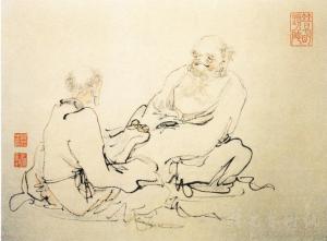 恒轩普明头陀归庄禅画