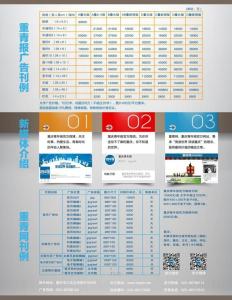 重庆青年报2014年刊例