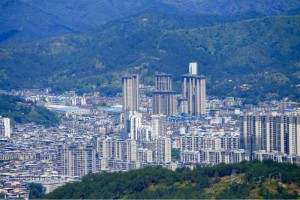 长汀县城一角
