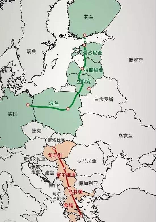 匈塞铁路线路图图片