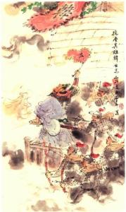 顾曾平绘韩世忠图像