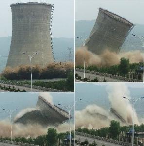 小火电轰然倒塌