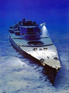 日德兰海战沉没军舰图片