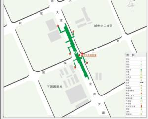 固戍站出入口示意图