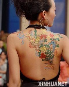 人体彩绘图册