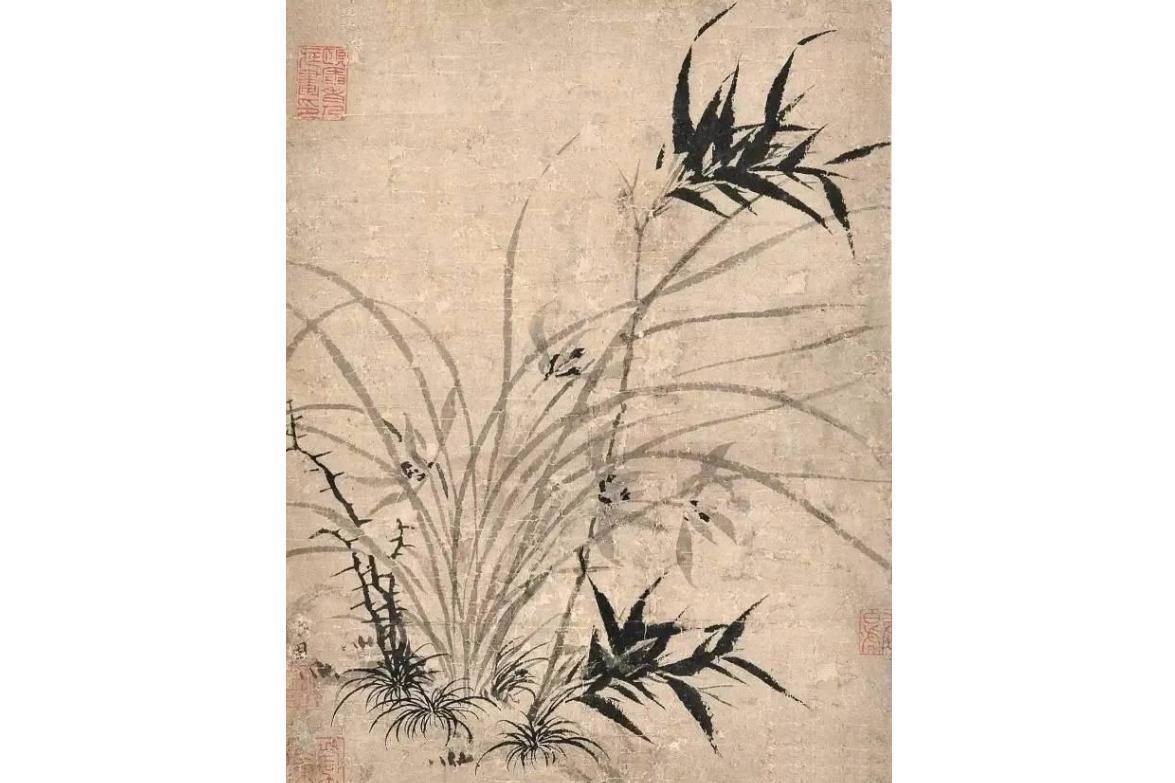 宋赵孟坚墨兰图_搜狗百科