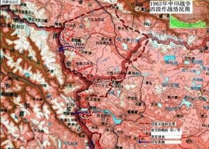 中印边界战争时期驱逐印度侵入军队