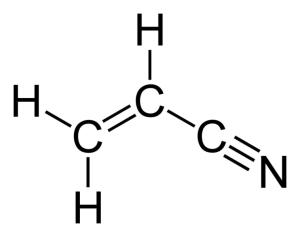 丙烯腈分子结构式图片