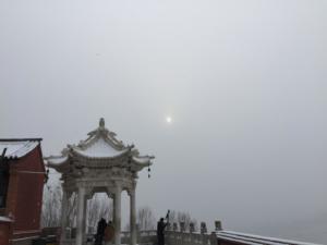 黛螺顶风景照