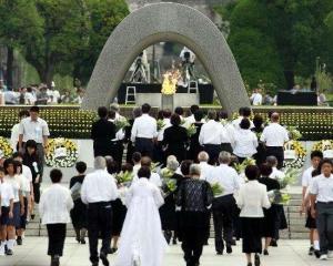 广岛原子弹爆炸死难者纪念仪式