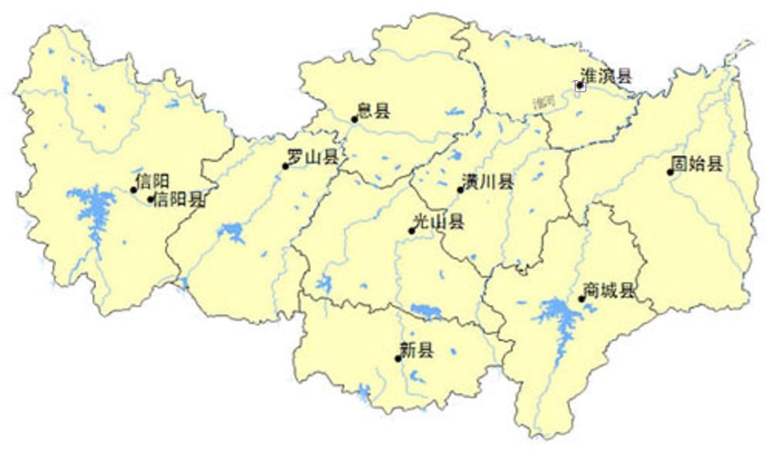 信阳市面积人口_信阳市地图(2)