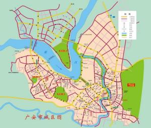 广安地图