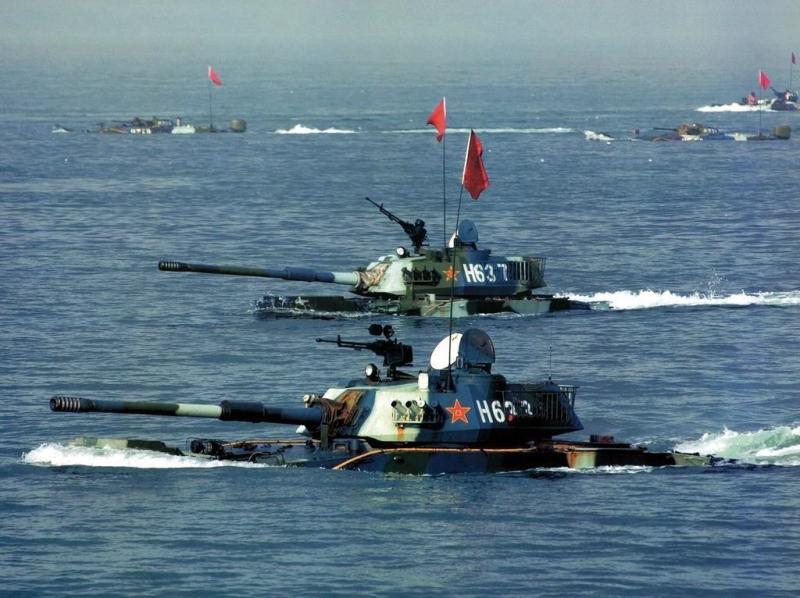 中国63a水陆两栖坦克