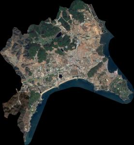 金石滩街道卫星地图