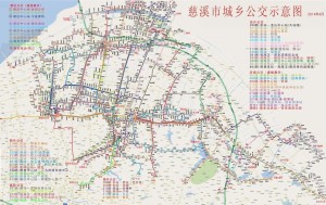 慈溪市城乡公交示意图