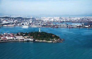鸟瞰烟台山