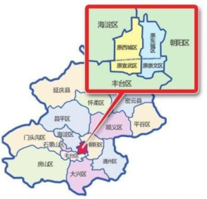 北京城六区行政区划图图片