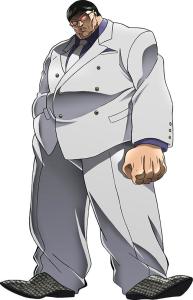 已是黑道组织藤木组花山组老大,背上纹有花山家族独有的纹身"侠客行"