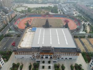 由黎平金陵民族古建提供航拍图