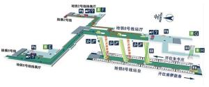 鼓楼大街站站内立体图（8号线）