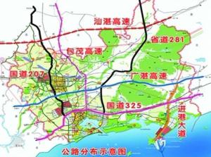 公路网示意图
