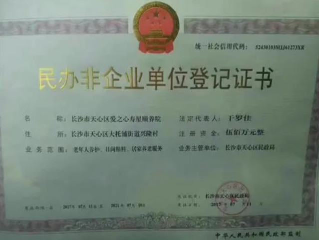 民办非企业单位(社会组织)