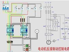 三相异步电动机正反转控制原理图