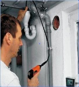 工业内窥镜进行管道检测