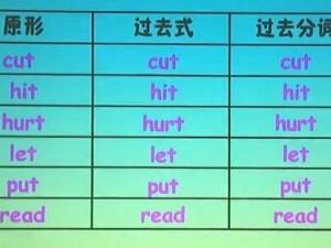 过去分词
