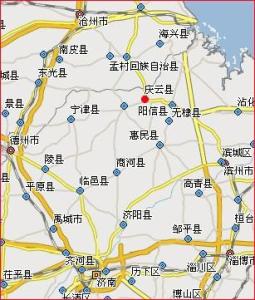 庆云县位置图