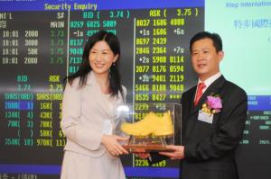 2008年，特步在香港联交所主板挂牌上市