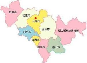 吉林省地圖