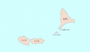 北屿周边海岛示意图