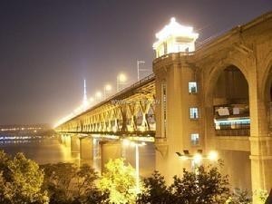 大桥美丽的夜景