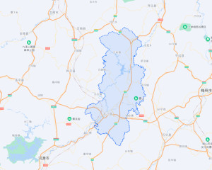 龙川景区地图图片