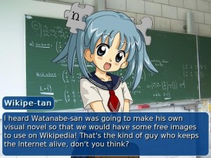 一款属于视觉小说类型的Galgame（其实是wiki娘）